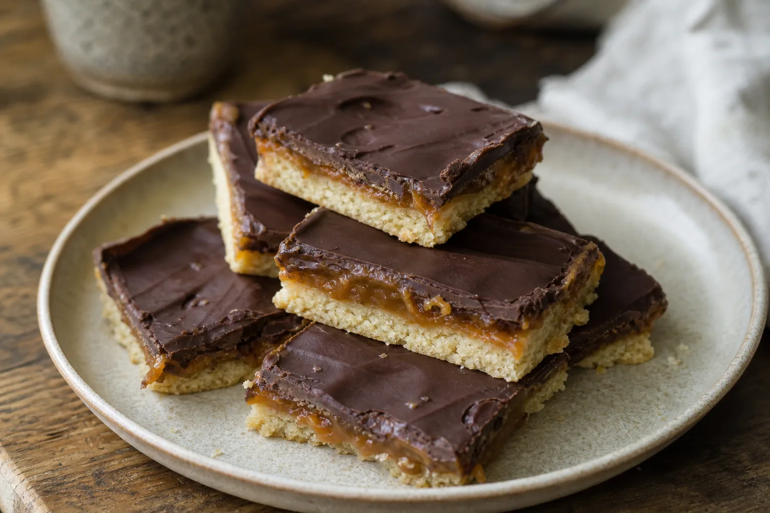 Low-Carb Twix Biscuits
