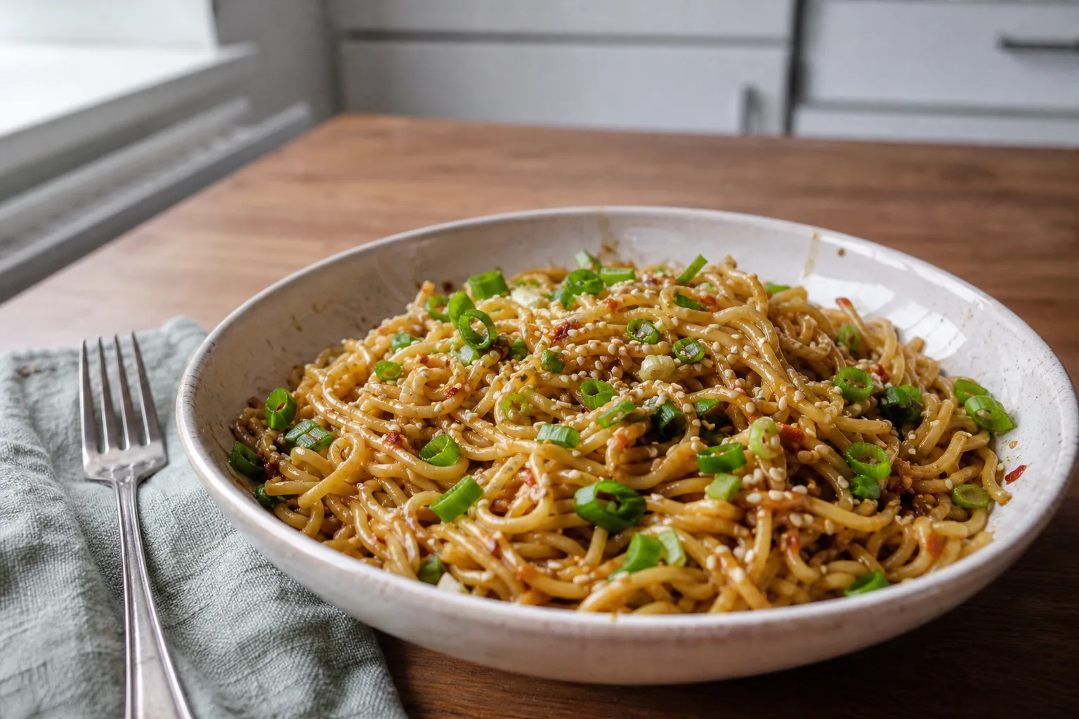 Sesame Miso Noodles