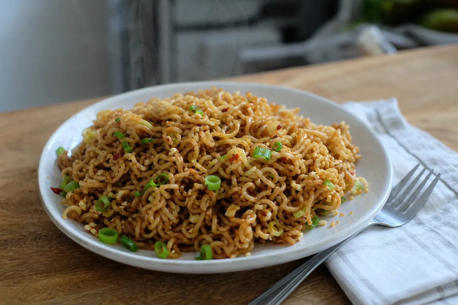 5-Minute Garlic Maggi
