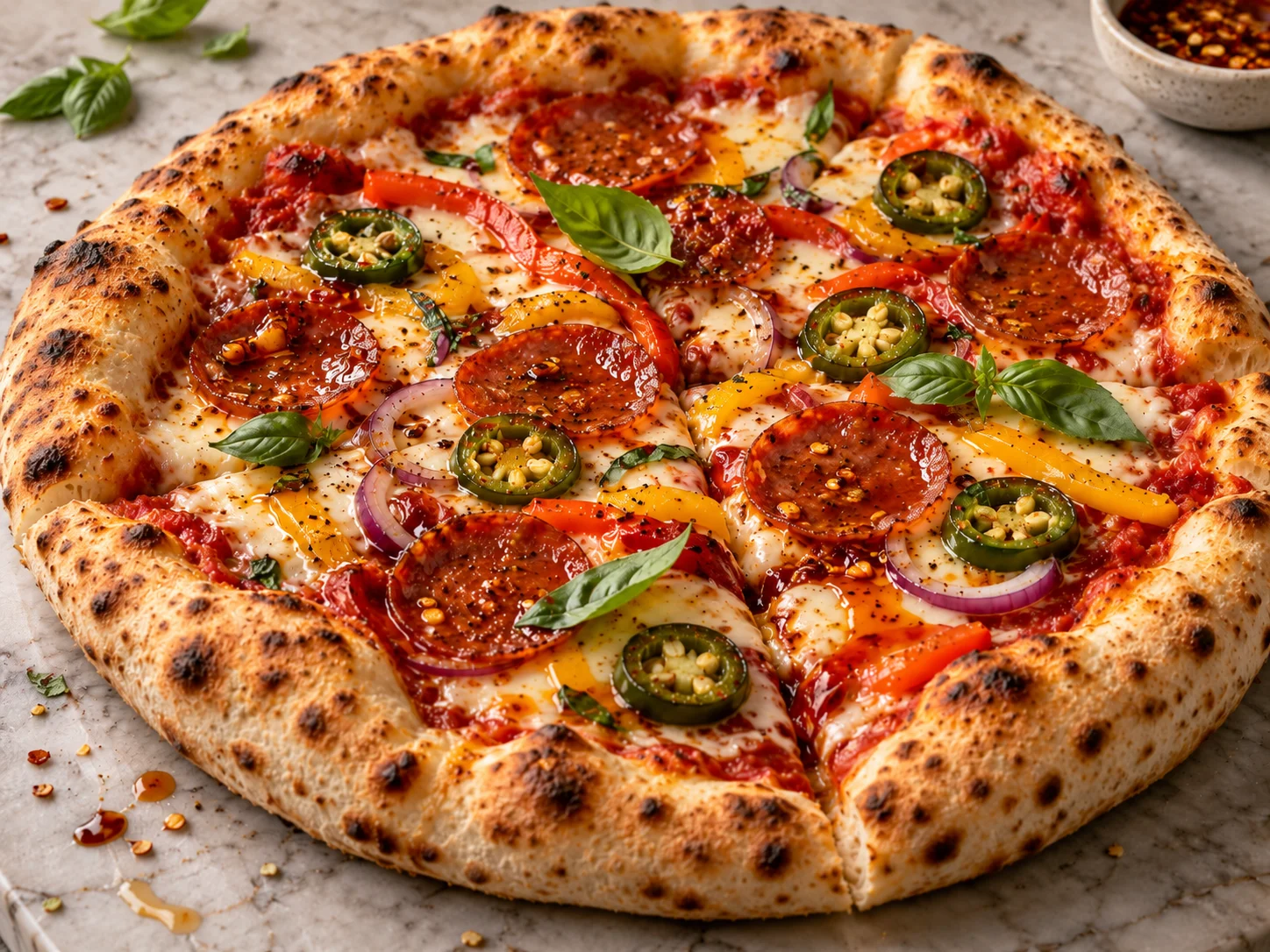 Pepperoni Hot Honey Pizza