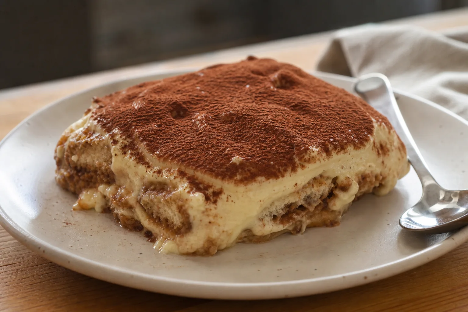 Tiramisu with vanilla & mascarpone
