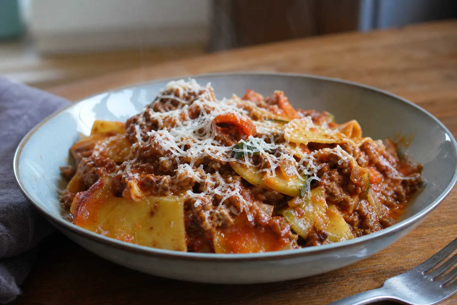 One-pan lasagne