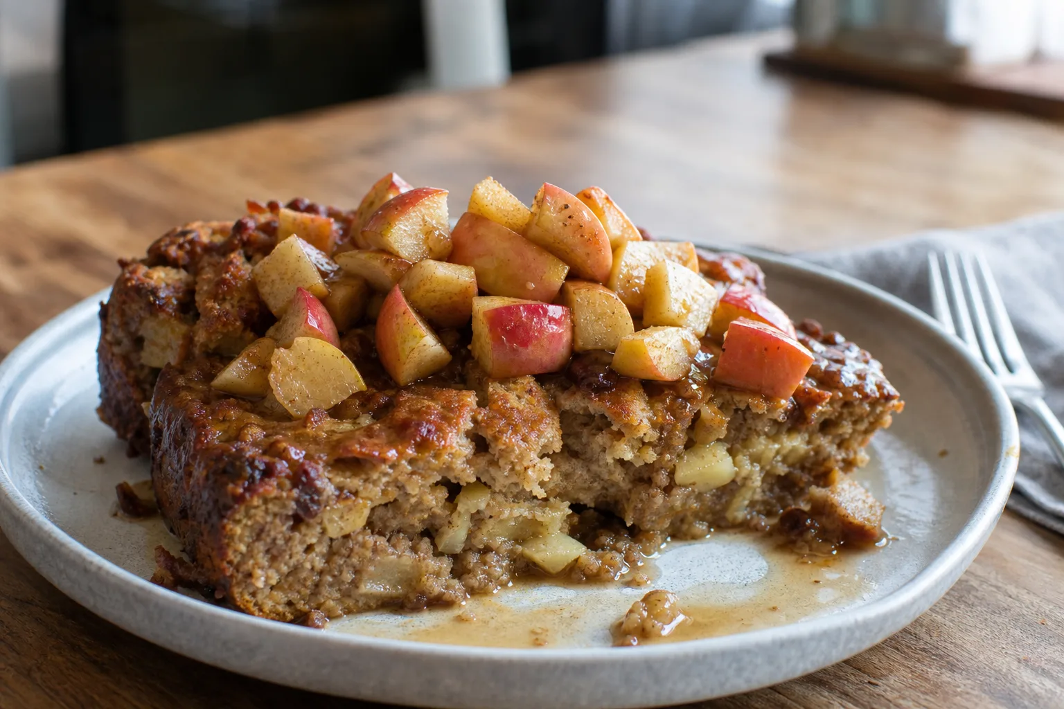 Apple cinnamon banana bread