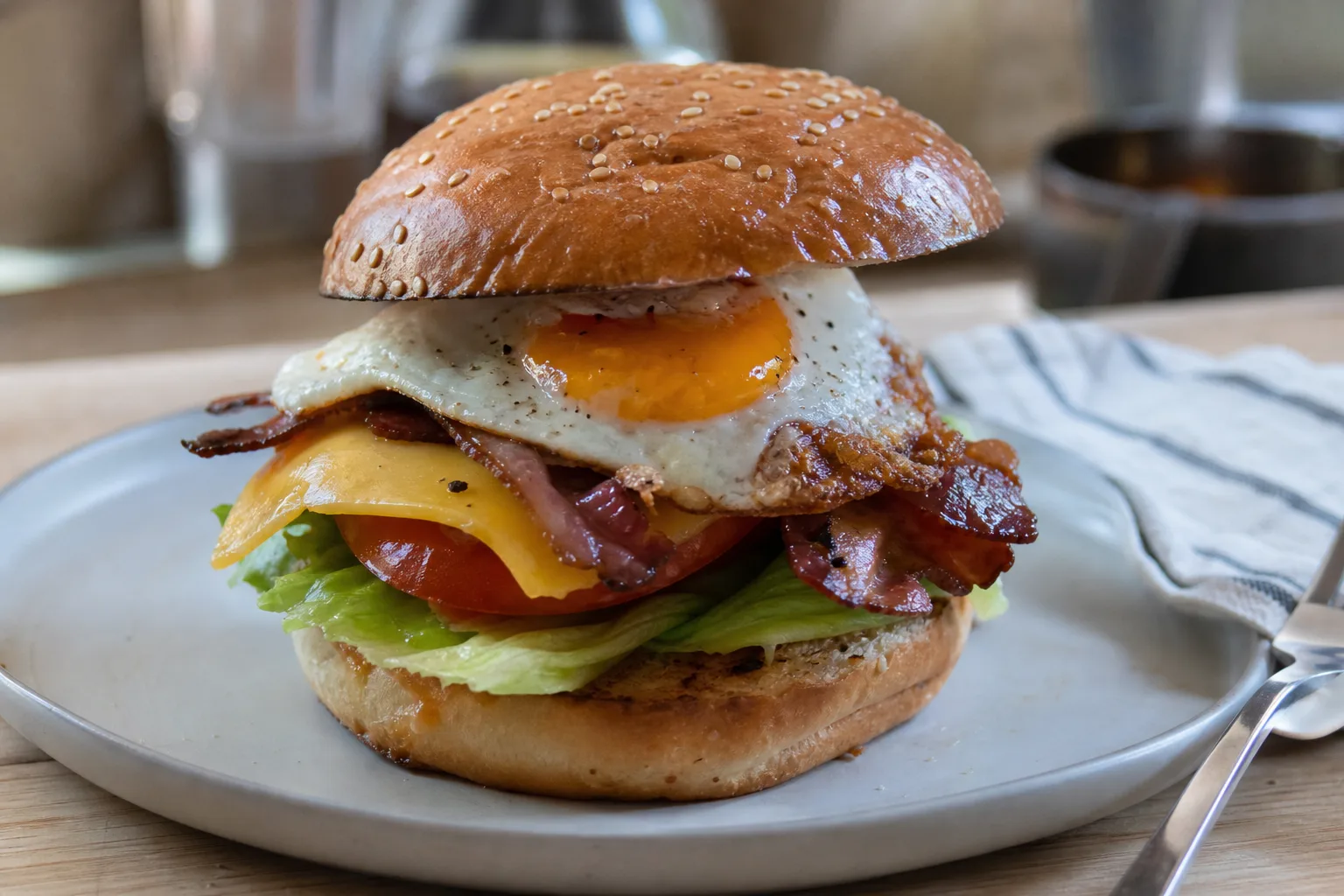 Egg burger ideas for your breakfast table