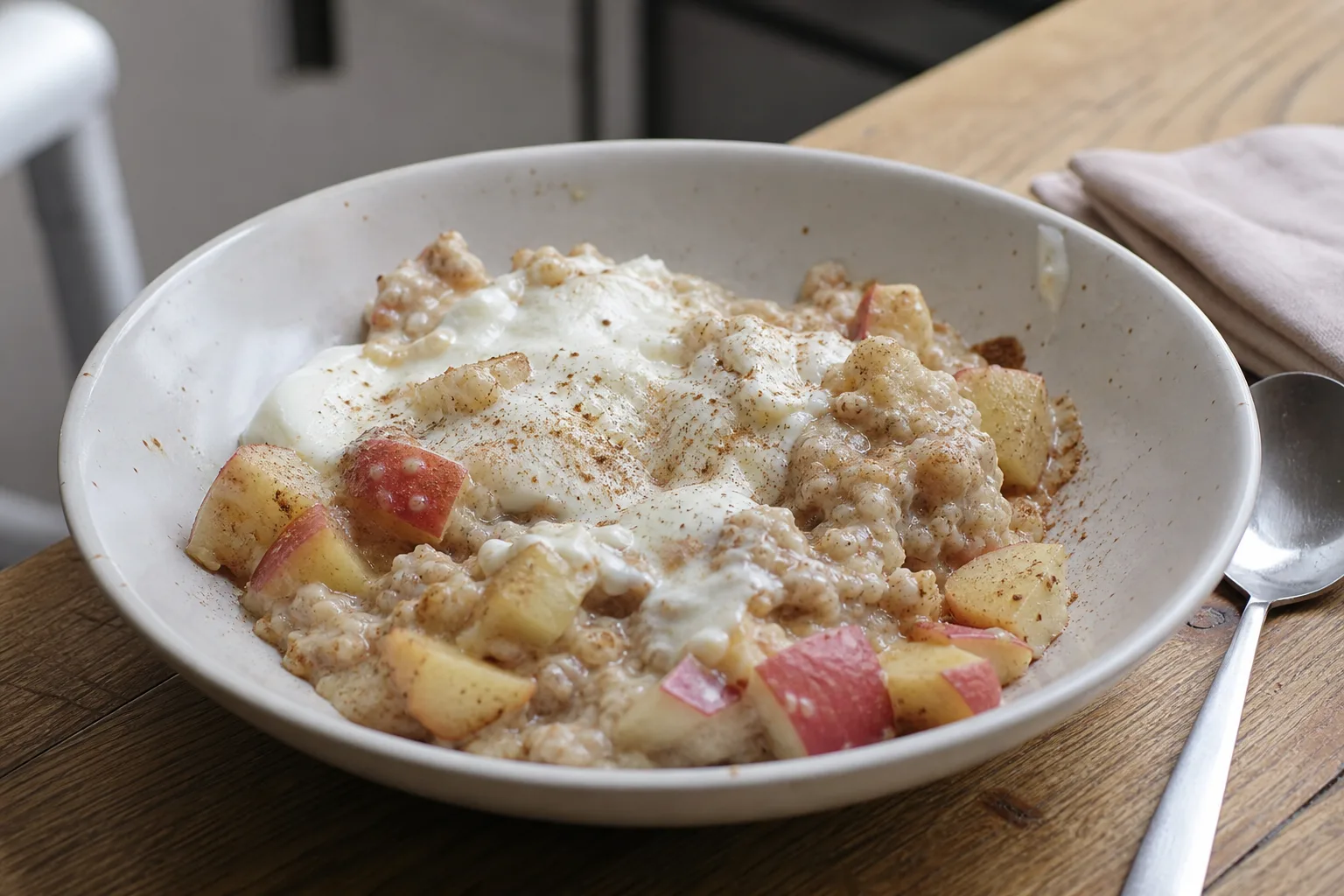 High-protein baked oats