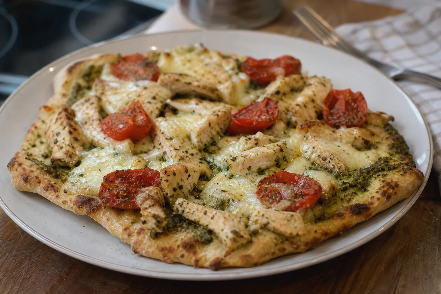 High-protein Italian flatbread