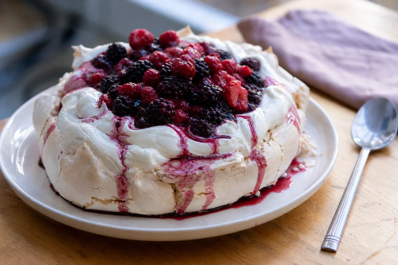 Sugar-free pavlova