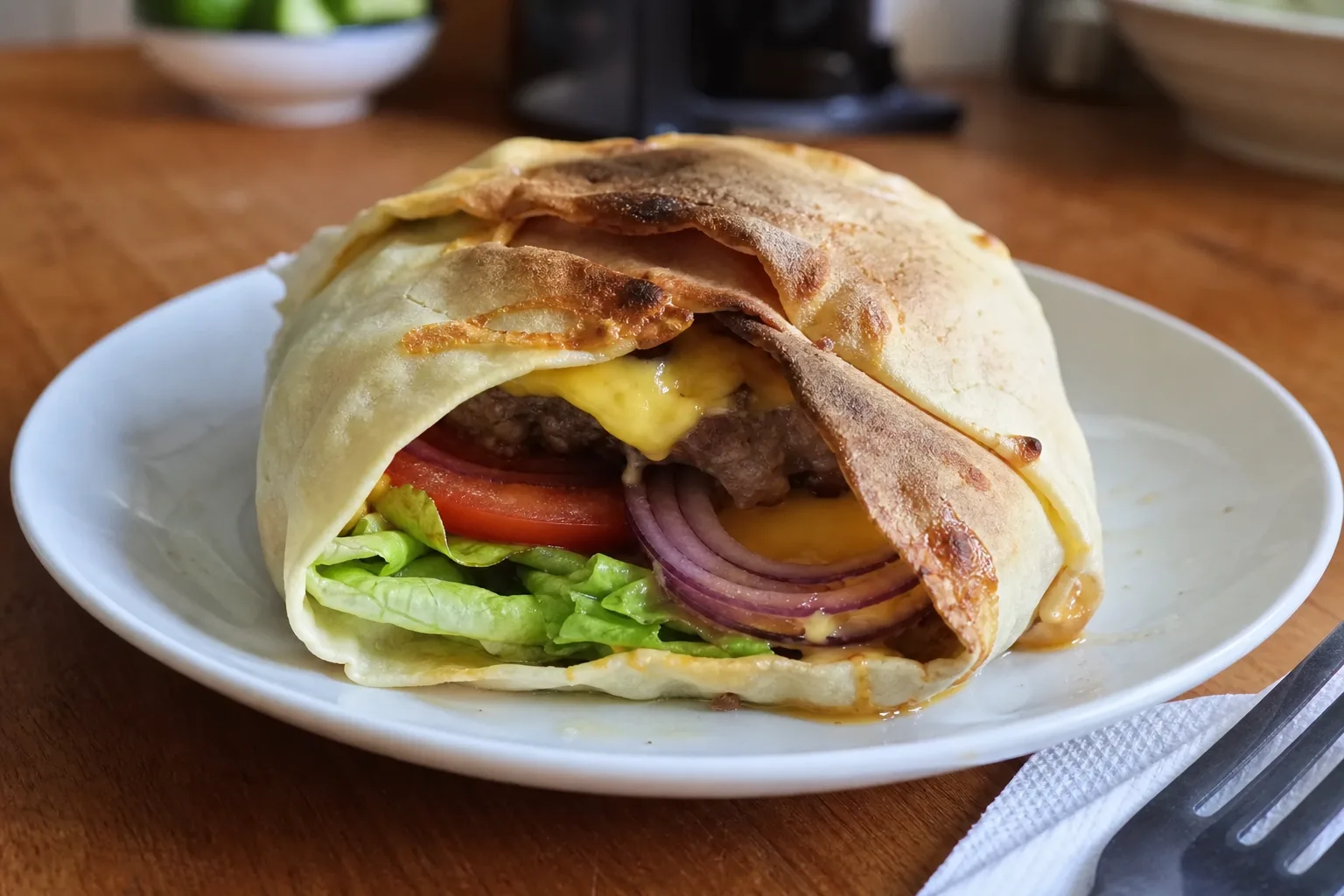 Cheeseburger parcel